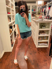 SALE! Brooke Tee in Jade *Final Sale*