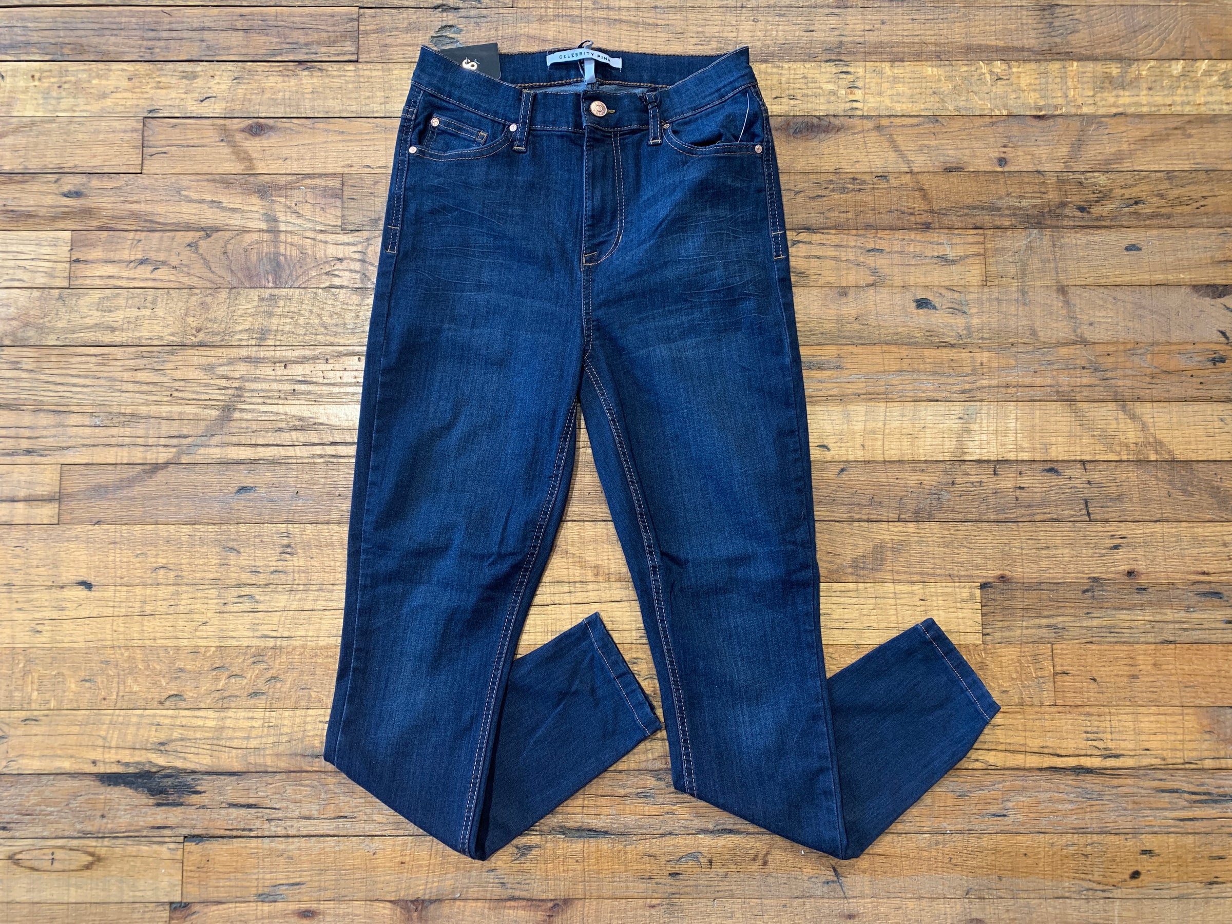 Twiggy High Waist Dark Wash Jeans