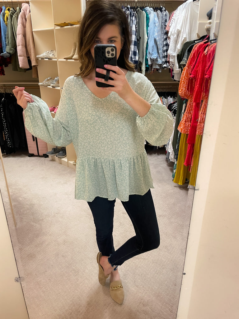 SALE! Mira Top in Mint