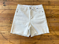 SALE! Judy Blue Waikiki Short in Ecru *Final Sale*