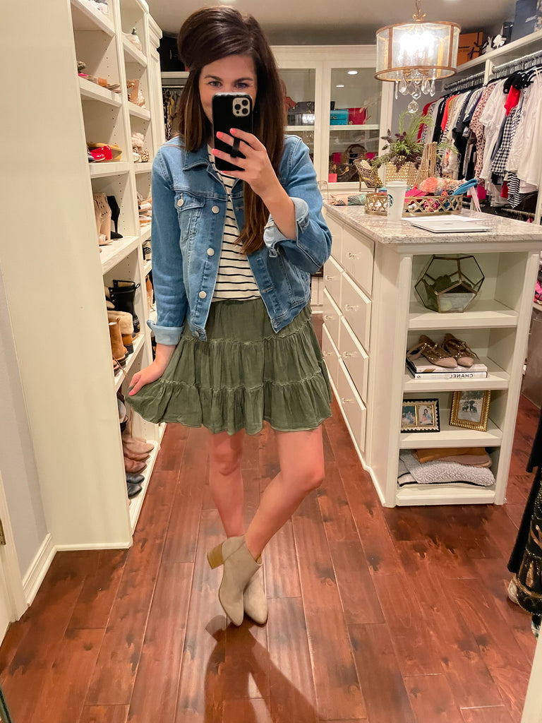 Luka Booties in Taupe