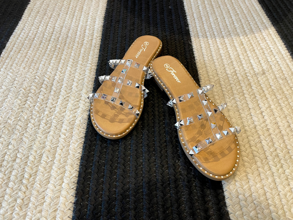 Luxe Life Sandals in Clear