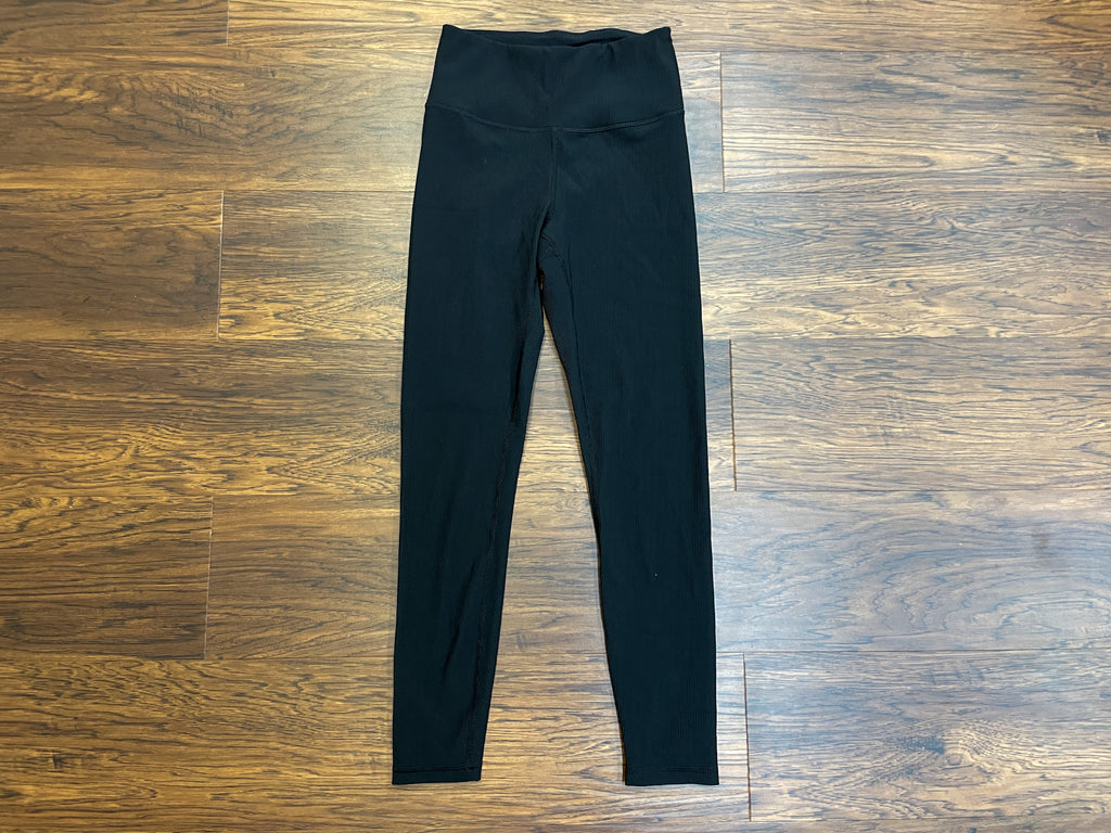 Go Getter Ribbed Leggings in Black