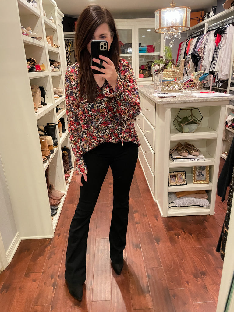 Cello Abba Black Flare Jeggings