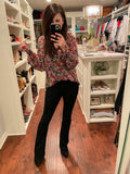 Cello Abba Black Flare Jeggings