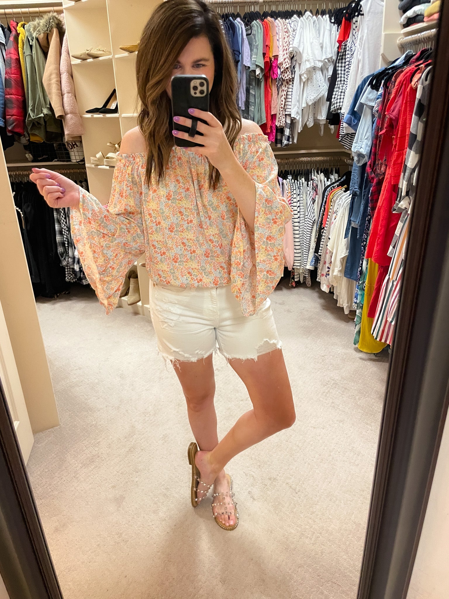 SALE! Brunch on Sunday Top in Orange *Final Sale*