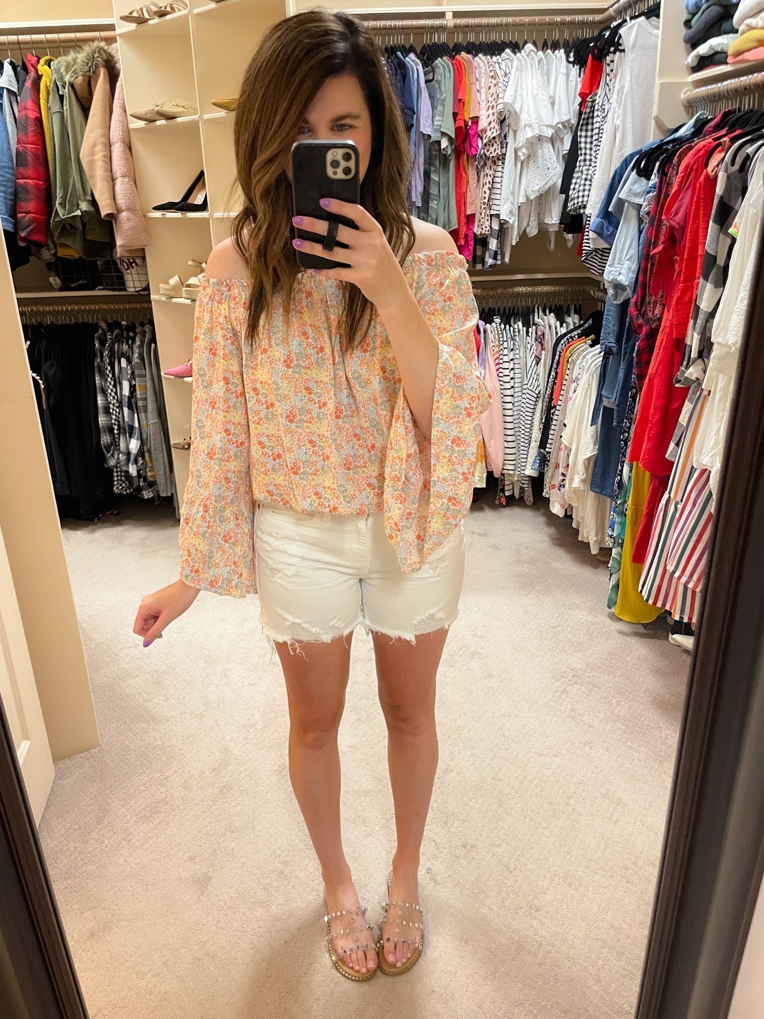 SALE! Brunch on Sunday Top in Orange *Final Sale*