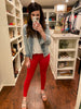Carnaby Red Skinny Jeans