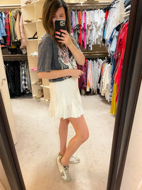 SALE! Full of Charm Skirt in White *Final Sale*