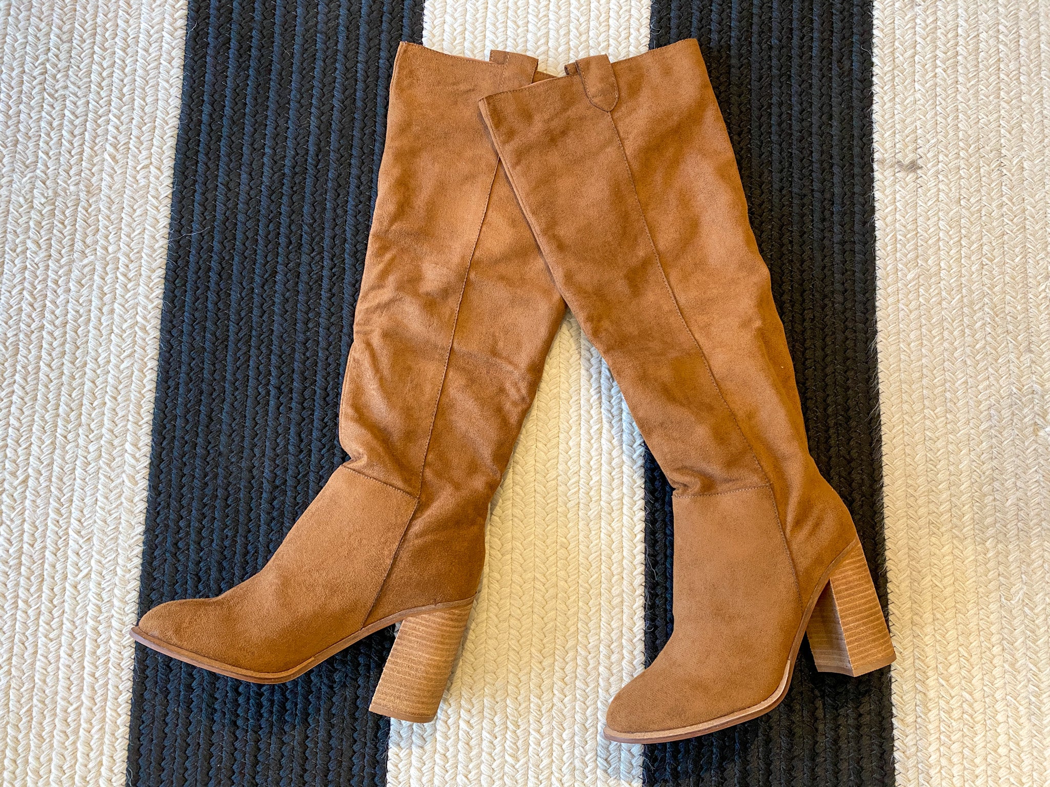 Saint Knee High Slouchy Boot in Caramel