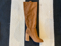Saint Knee High Slouchy Boot in Caramel