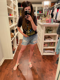 Cello Maui Distressed Shorts