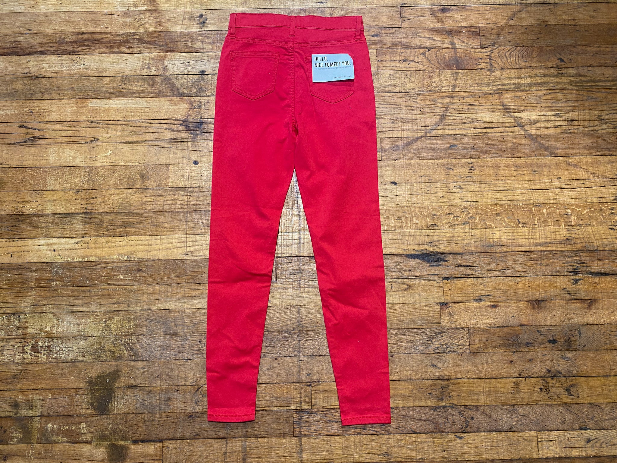 Carnaby Red Skinny Jeans