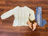 SALE! Mira Top in Mint
