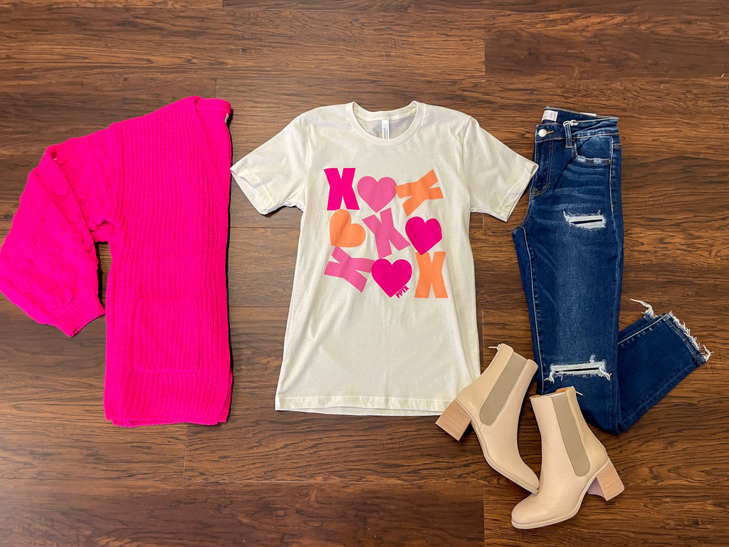 XOXO Jumble Tee