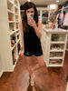 SALE! Twist and Shout Tank in Black *Final Sale*