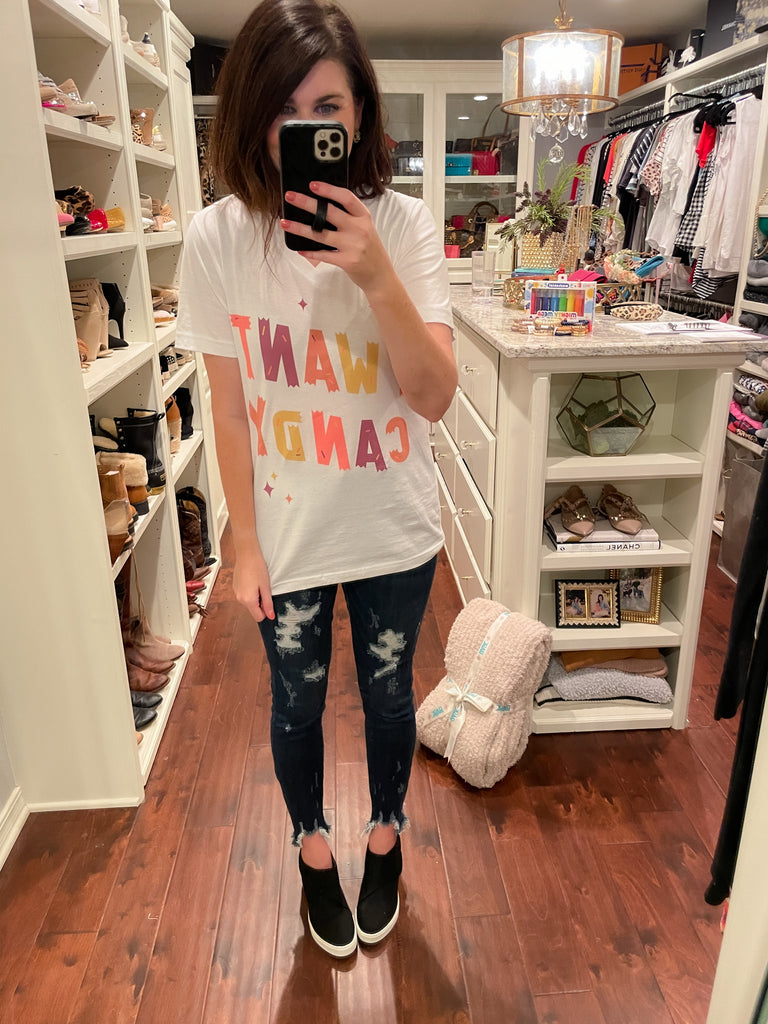 SALE! I Want Candy Tee