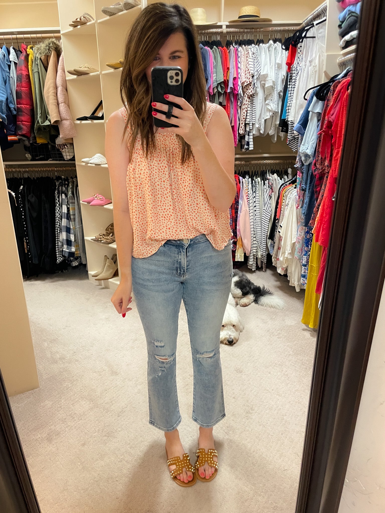Pippa Polka Dot Tank