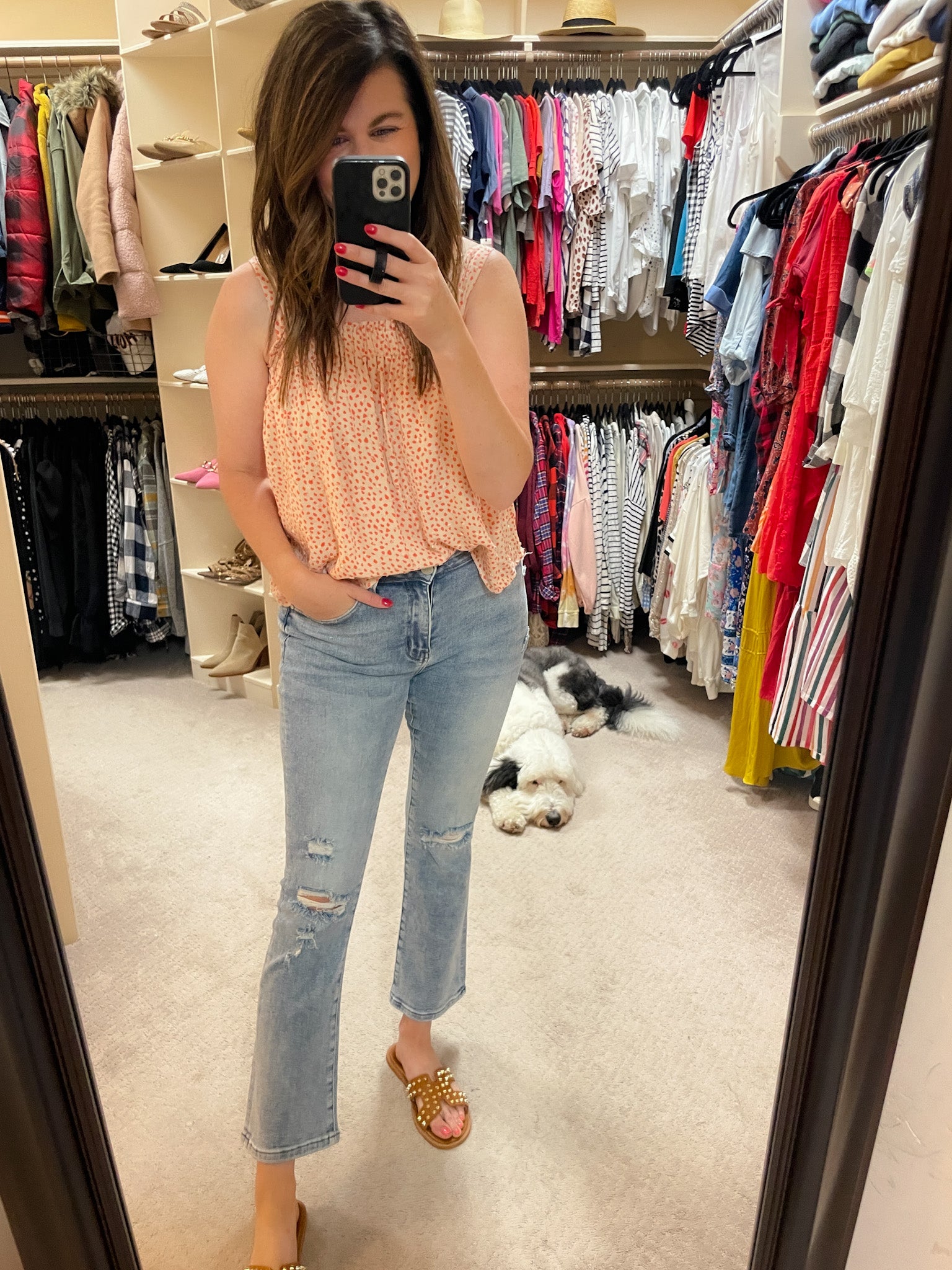 Pippa Polka Dot Tank