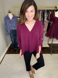 SALE! Adler Top in Burgundy