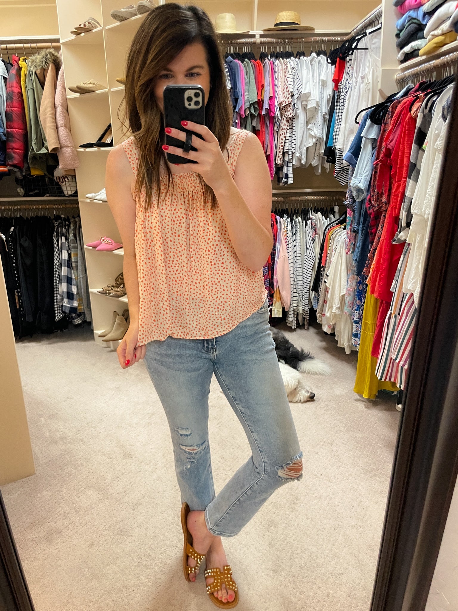 Pippa Polka Dot Tank