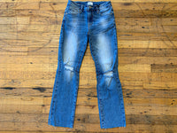 Highline Cropped Micro Flare Jeans