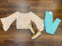 SALE! Brunch on Sunday Top in Orange *Final Sale*