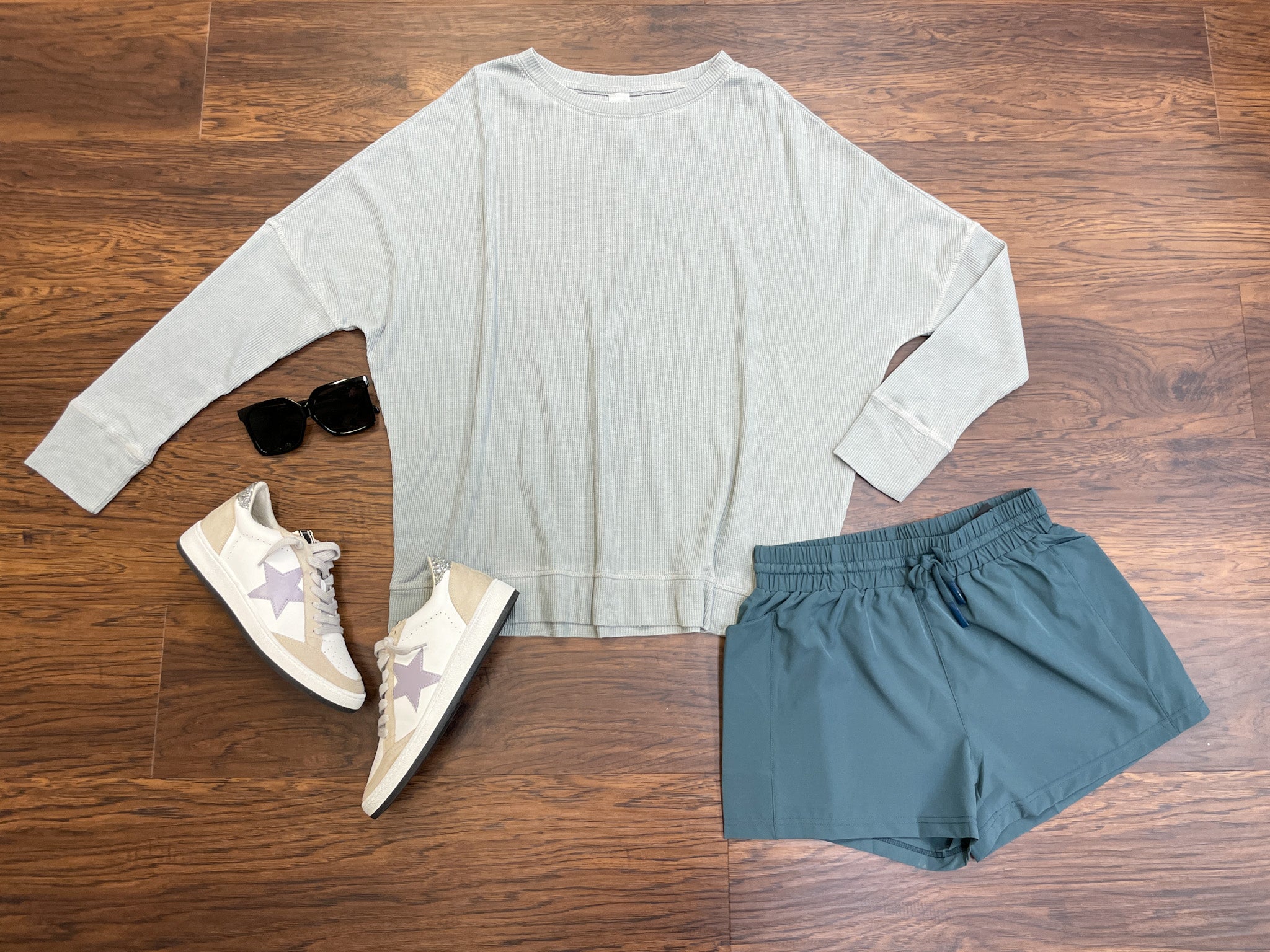 Mono B Hot Girl Walks Shorts in Midnight