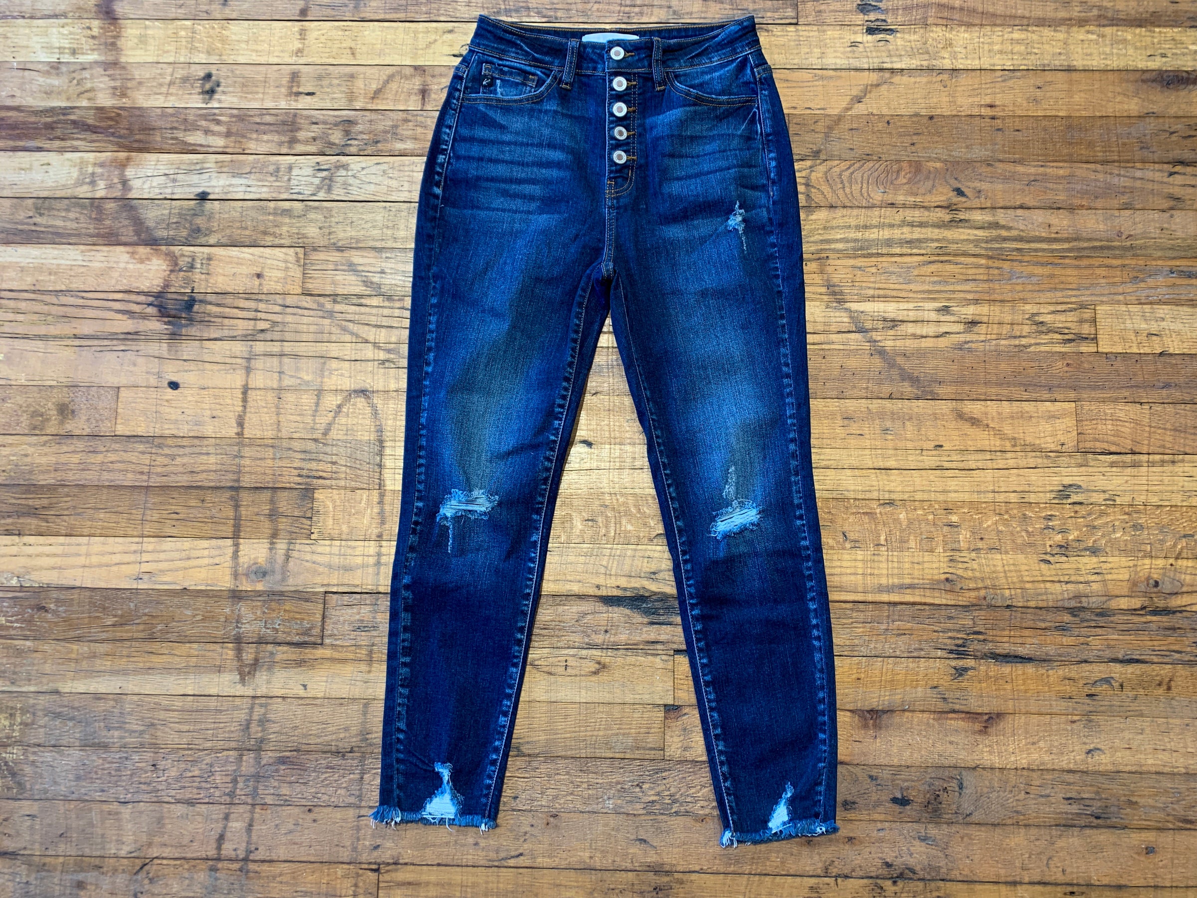 KanCan Tobin Button Front Jeans
