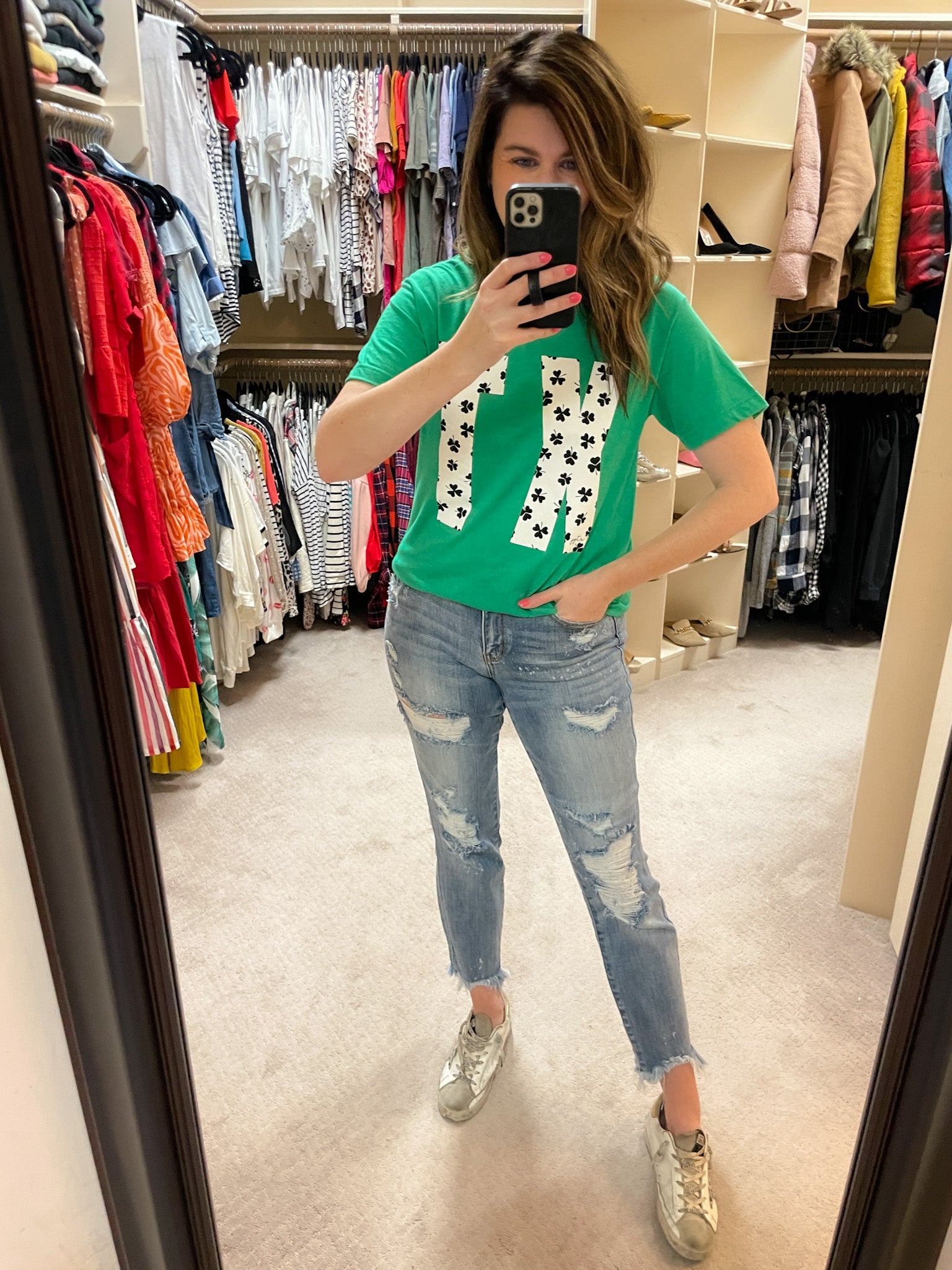 SALE! TX Shamrock Tee *Final Sale*