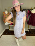Party on Printers Alley Dress in Periwinkle