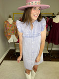Party on Printers Alley Dress in Periwinkle