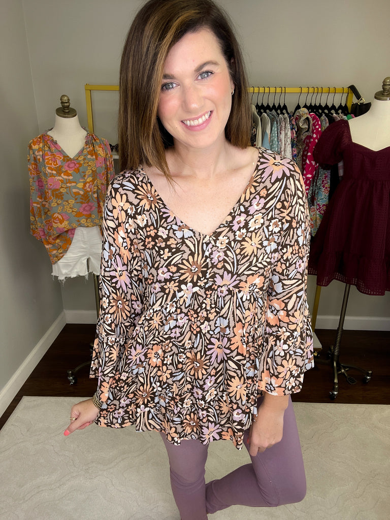 Fresh Season Top in Brown