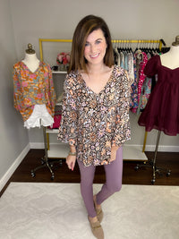 Fresh Season Top in Brown