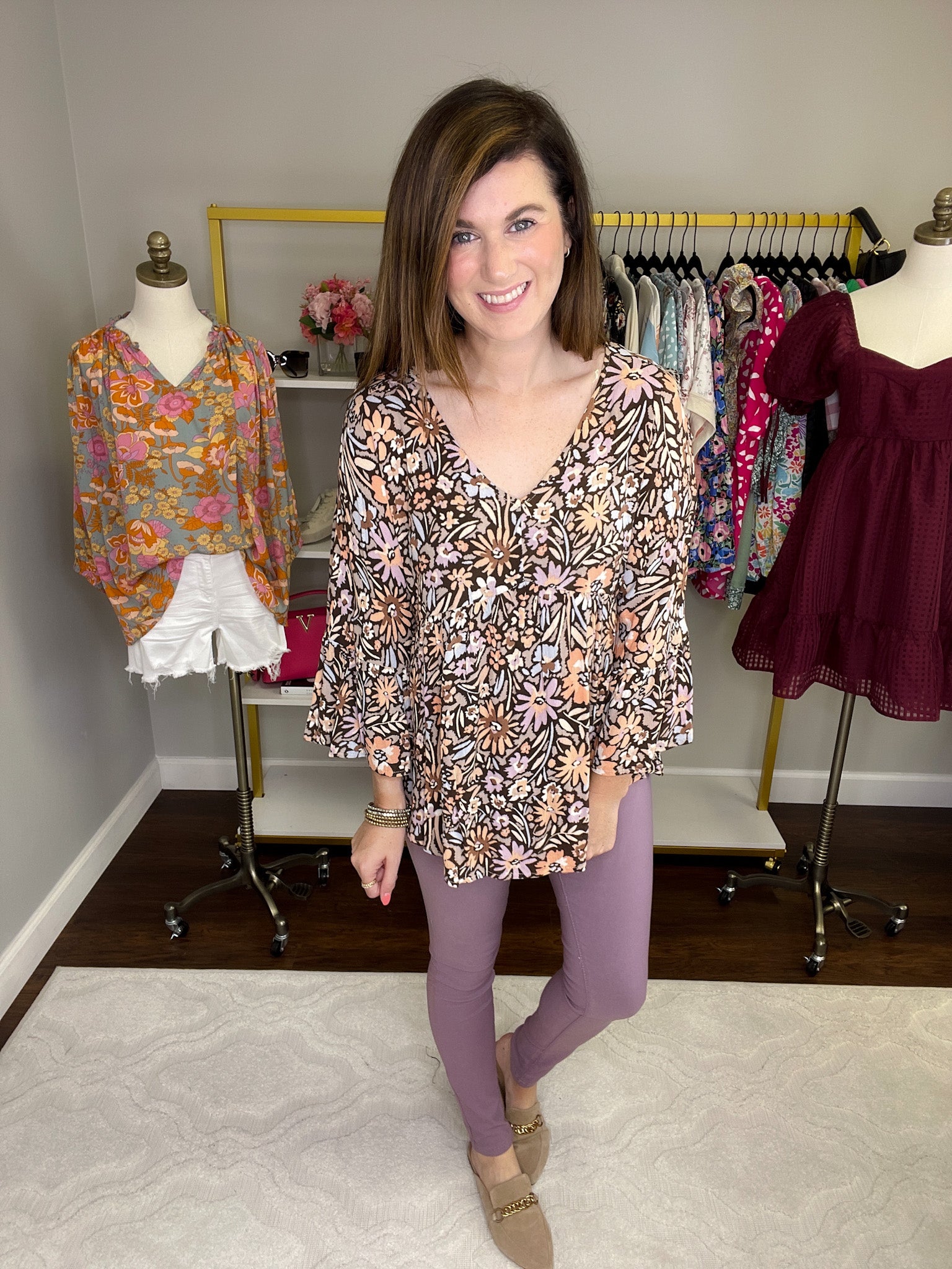 Fresh Season Top in Brown