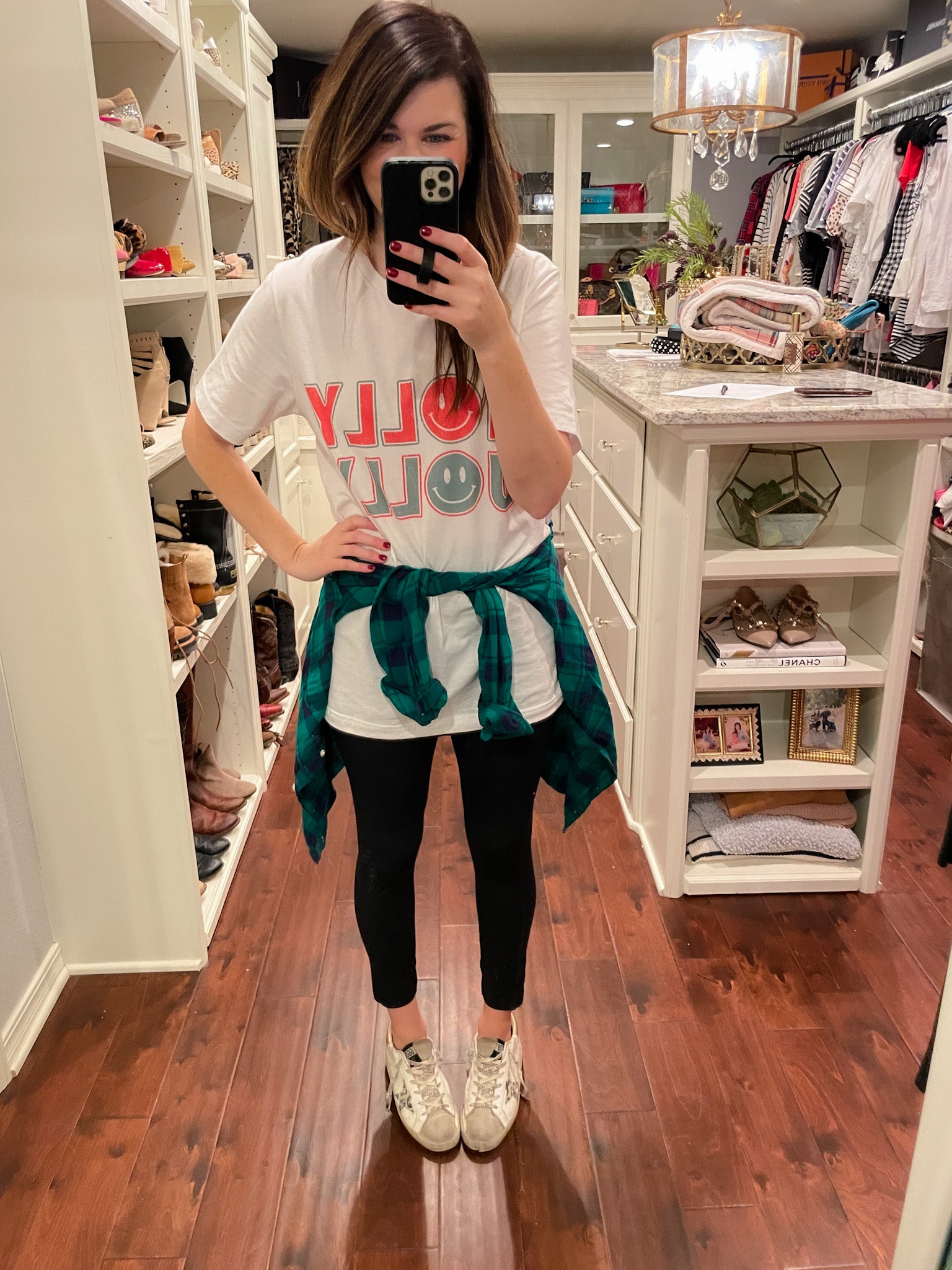 Holly Jolly Smiley Tee