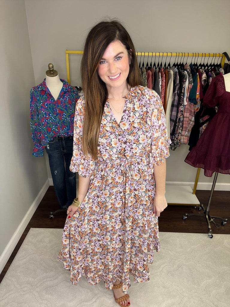 All for Love Floral Maxi Dress