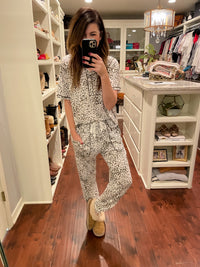 Cozy Living Tee in Off White