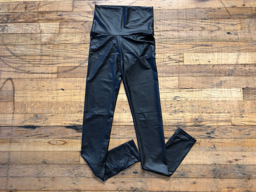 High Waist Faux Leather Leggings