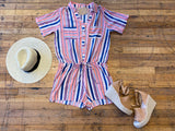 Scottie Striped Romper