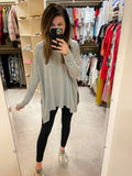 Donnelly Top in Heather Gray