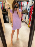 Ruffle Romance Dress in Lavender