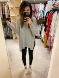 Donnelly Top in Heather Gray