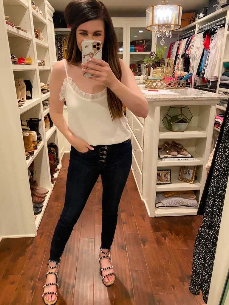 Lydia Ruffle Tank