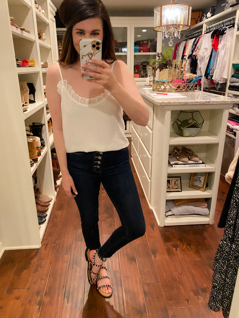 Lydia Ruffle Tank