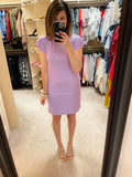 Ruffle Romance Dress in Lavender