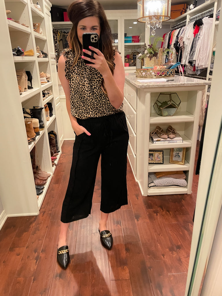Selene Mules in Black