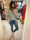 Donnelly Top in Heather Gray