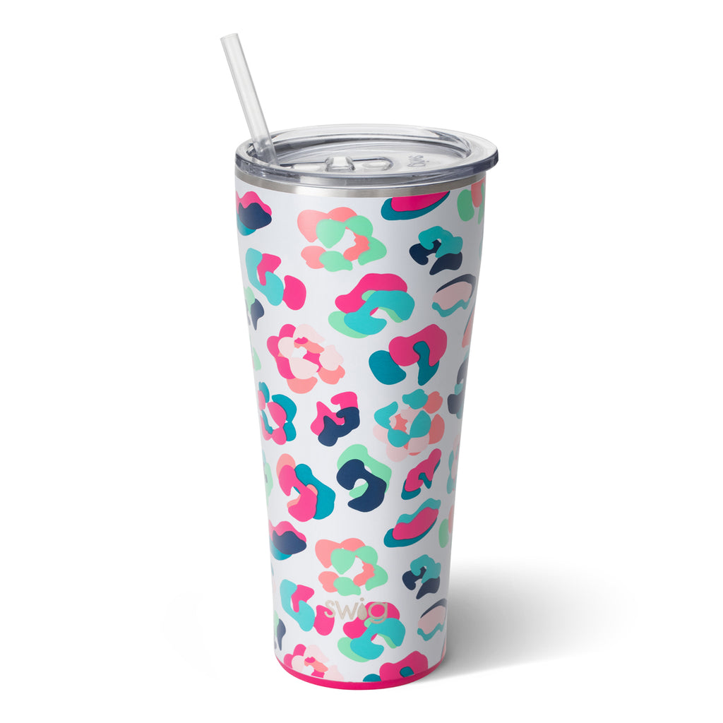 Swig Party Animal 32oz Tumbler with Straw