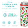 Swig Jingle Jungle 12oz Skinny Can Cooler
